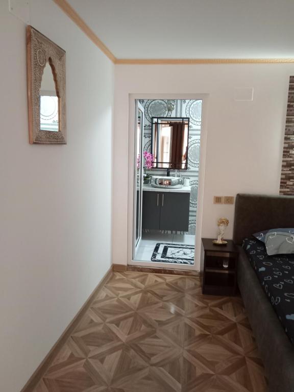 Kuchyň nebo kuchyňský kout v ubytování Kallithea