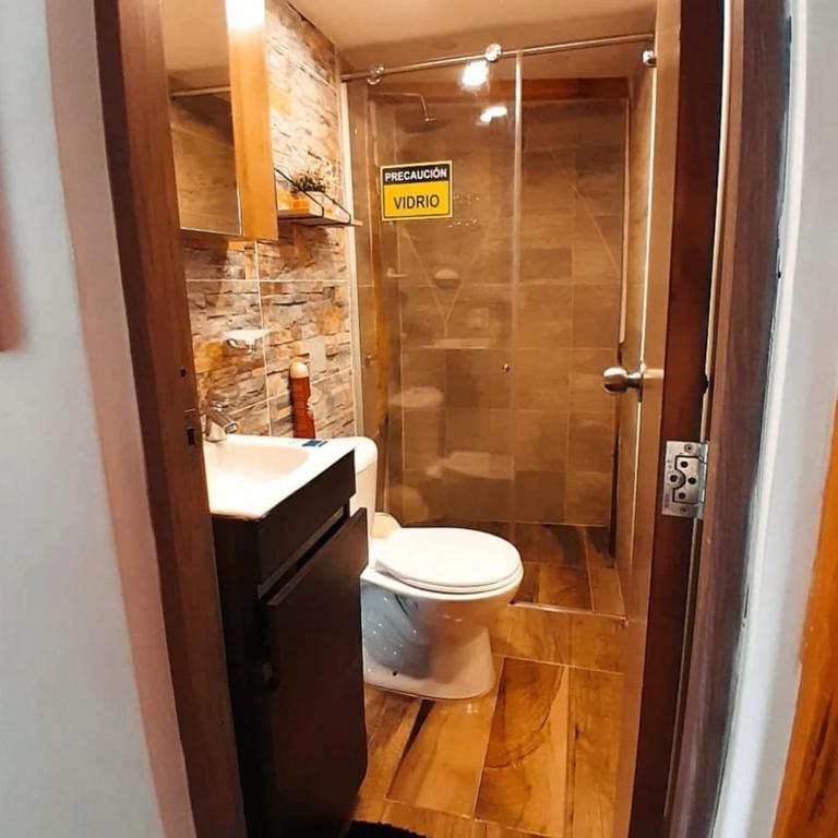 Koupelna v ubytování Glamping Ibanazk