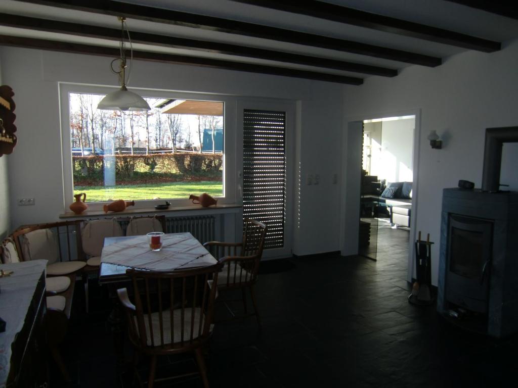 Posezení v ubytování Ferienhaus-Eicherscheid