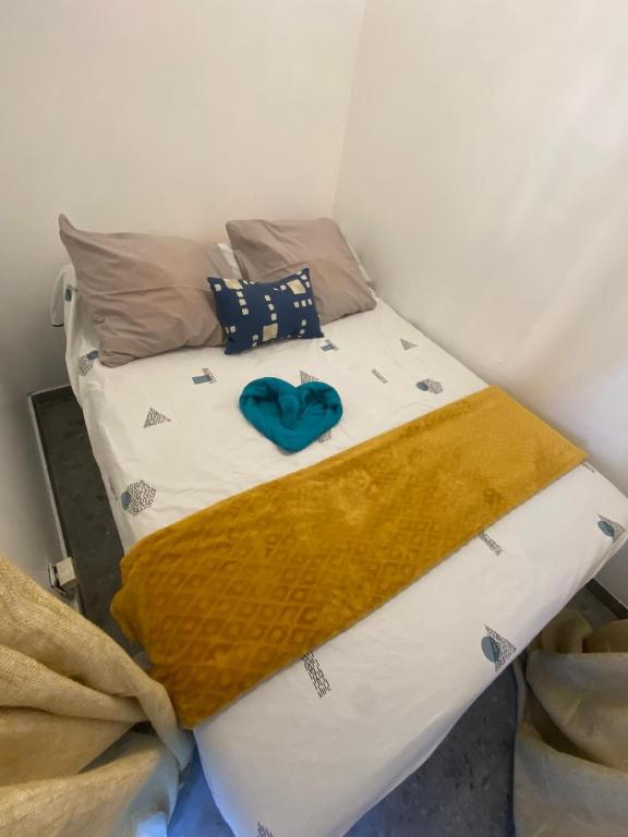 Postel nebo postele na pokoji v ubytování Appt t2 50m de la plage parking privée