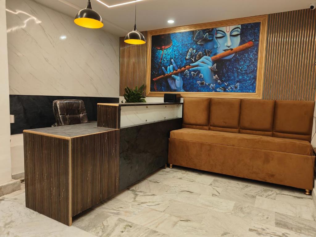 Posezení v ubytování Golden Oak- 5 min walk from golden temple