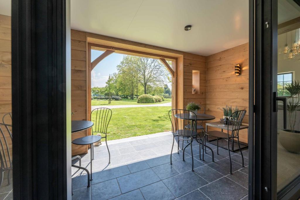 Zahrada ubytování Hoeve den Akker - luxueuze vakantiewoningen met privétuinen en alpaca's nabij Brugge, Damme, Knokke, Sluis en Cadzand