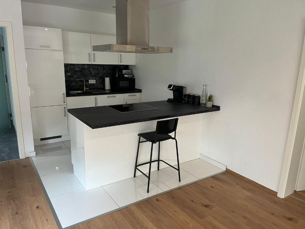 Køkken eller tekøkken på Püttlingen Appartement