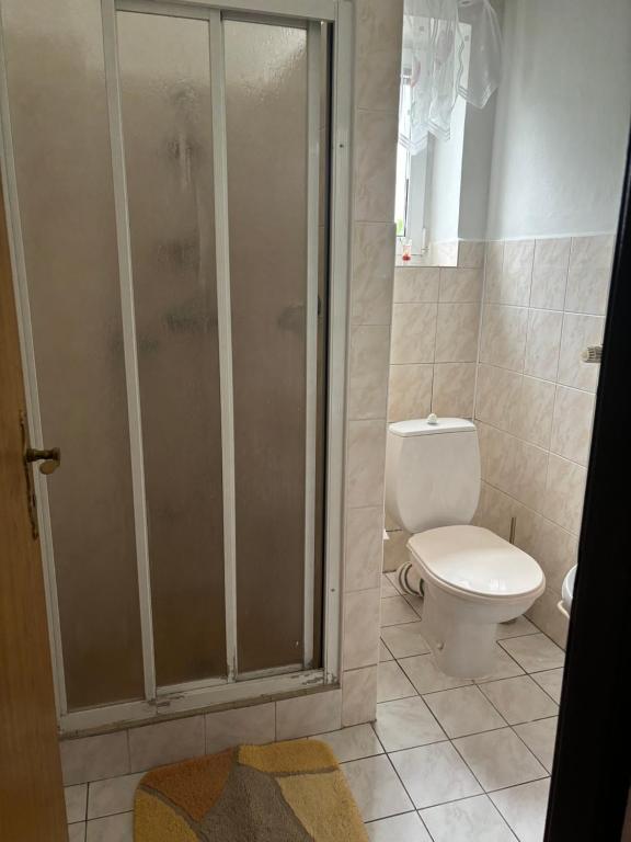 Koupelna v ubytování Penzion u Dušků