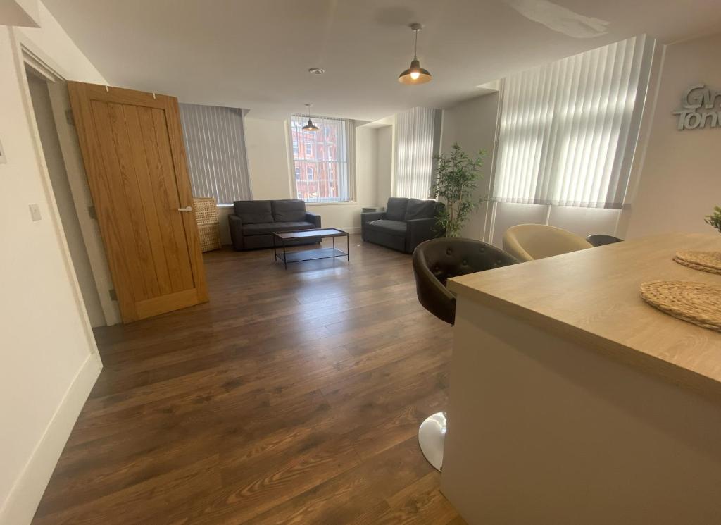 Χώρος καθιστικού στο The Cavern Quarter Aparthotel by UStay