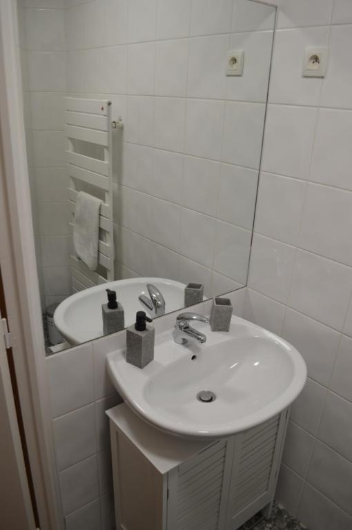 Koupelna v ubytování Logement cosy et moderne