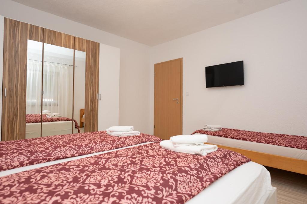 Posteľ alebo postele v izbe v ubytovaní Holiday Home Luka Pridraga
