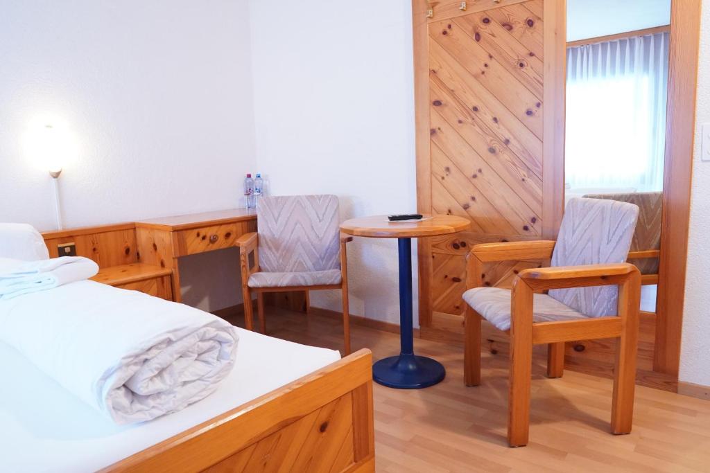 Postel nebo postele na pokoji v ubytování Hotel Schiffahrt