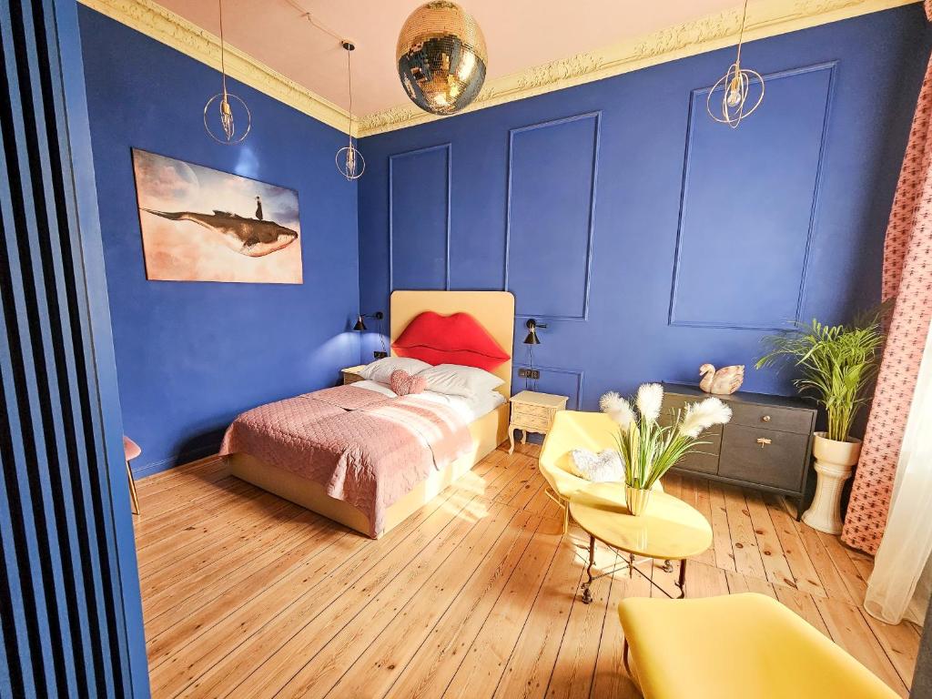 Postel nebo postele na pokoji v ubytování Butik Apartamenty Old Town Toruń - Parking, Zależnie od dostępności