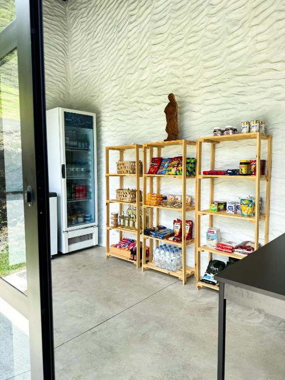 Kuchyň nebo kuchyňský kout v ubytování Casa Physis