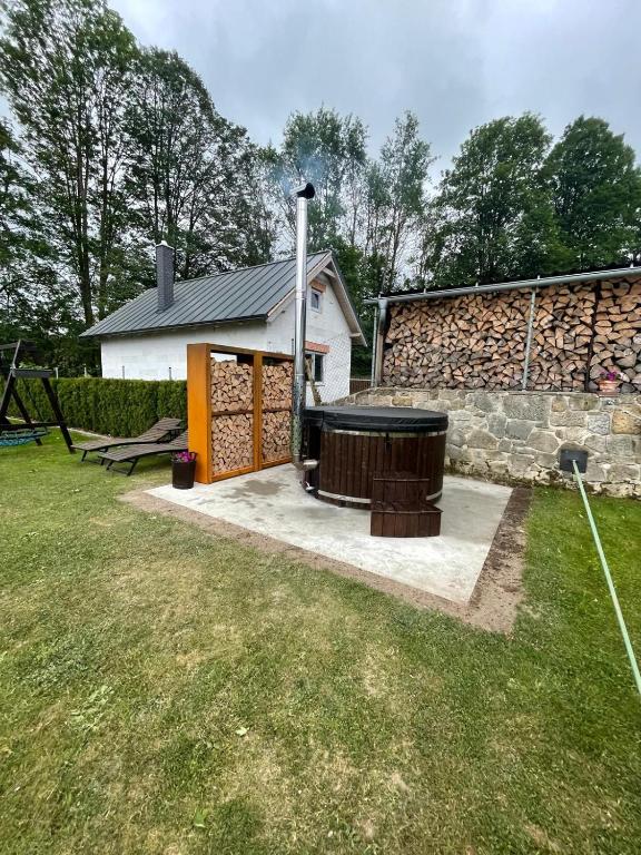 Zahrada ubytování Apartmány Jožák