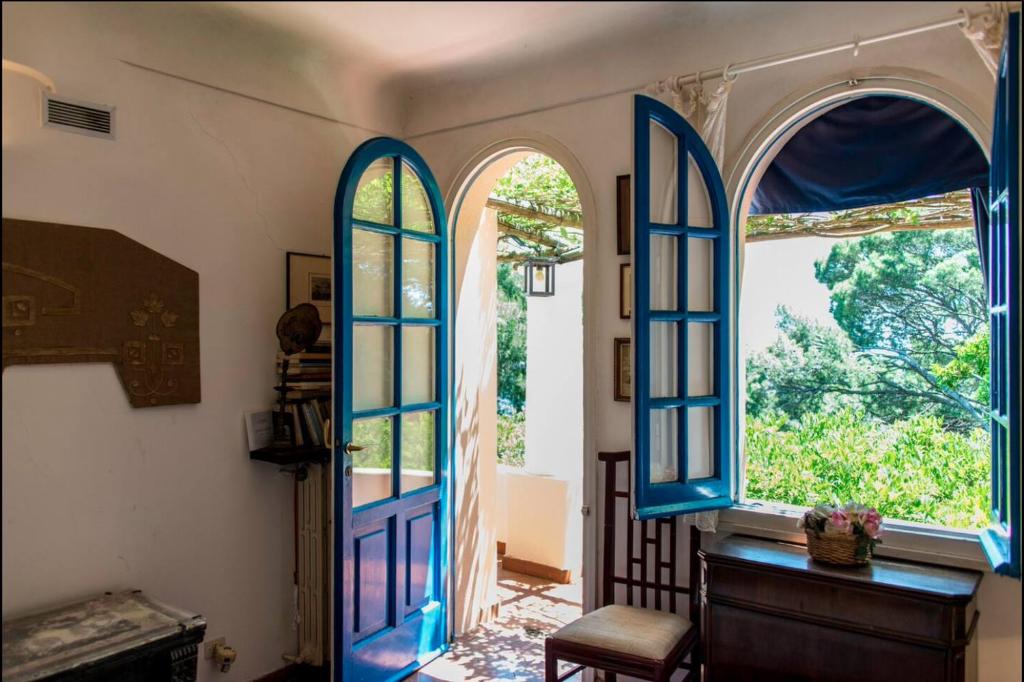 Posezení v ubytování La Casa nel Bosco