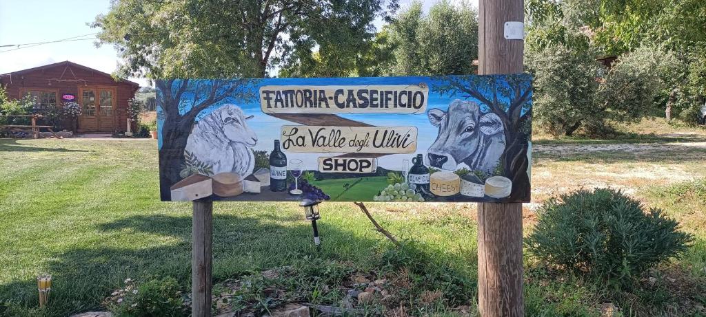 Certyfikat, podpis lub inny dokument wystawiony w obiekcie Agriturismo La Valle degli Ulivi