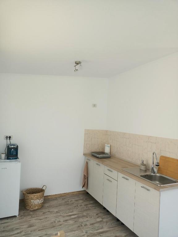 Kuchyň nebo kuchyňský kout v ubytování Greci GuestHouse