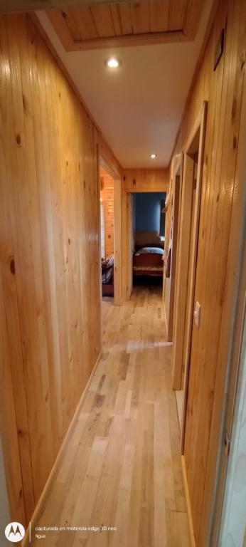 Postel nebo postele na pokoji v ubytování Cabaña Puyehue