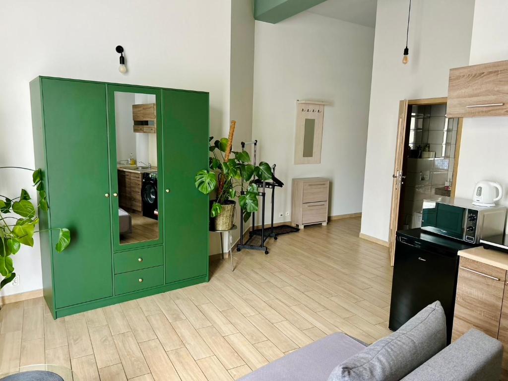 Kuchyňa alebo kuchynka v ubytovaní Apartamenty Centrum