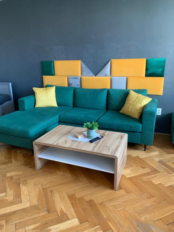 Posezení v ubytování Victory apartmán
