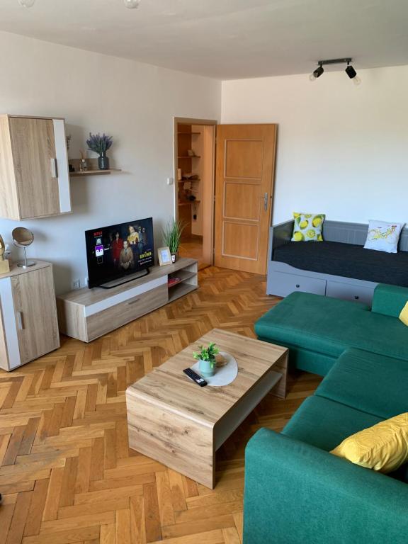 Posezení v ubytování Victory apartmán