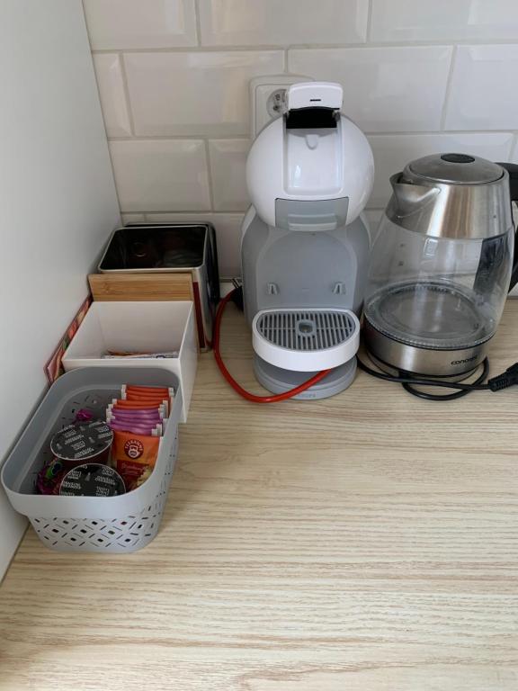 Kuchyň nebo kuchyňský kout v ubytování Victory apartmán