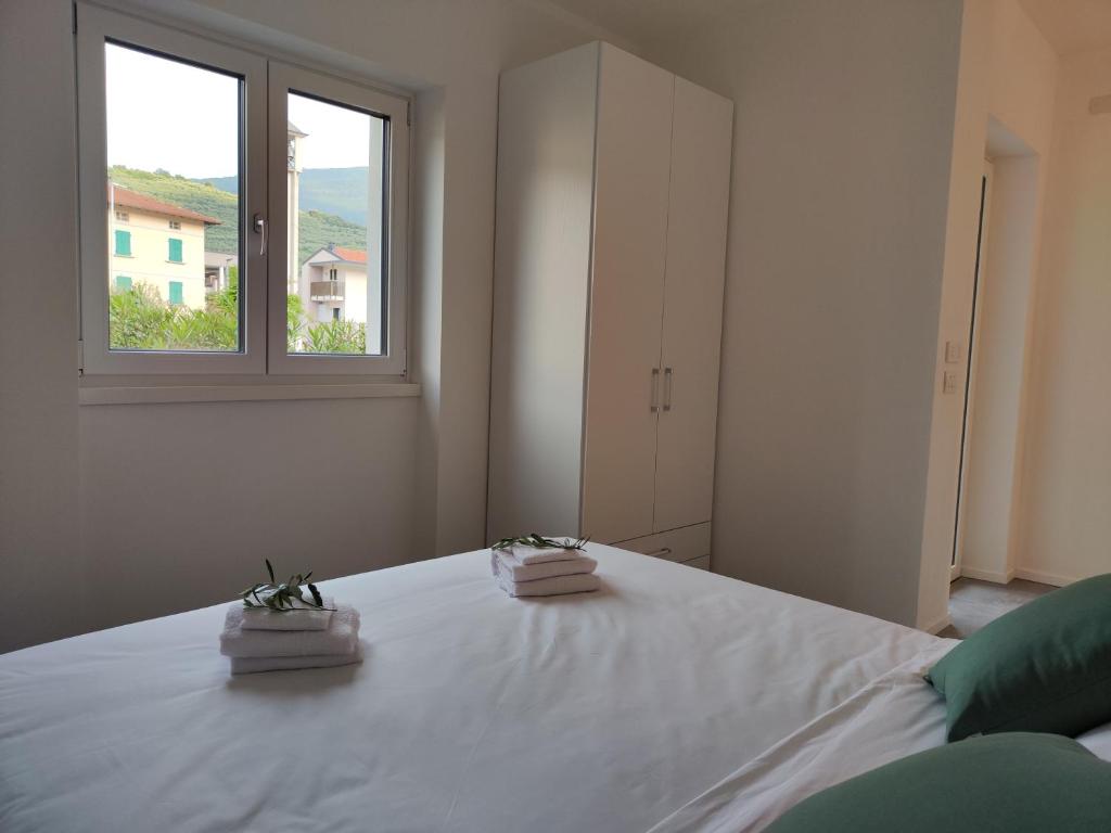 Letto o letti in una camera di Oasi degli Ulivi