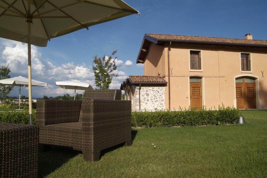 Zahrada ubytování Relais Corte Cavalli