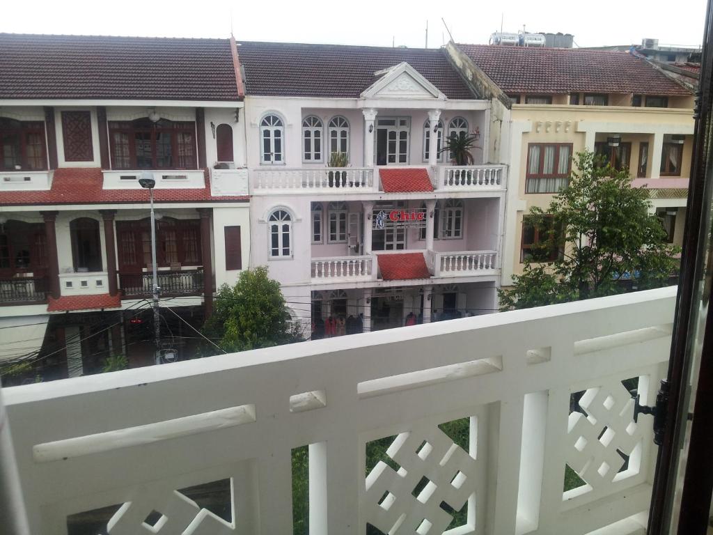 Balkón nebo terasa v ubytování Vang Anh Homestay Hoi An