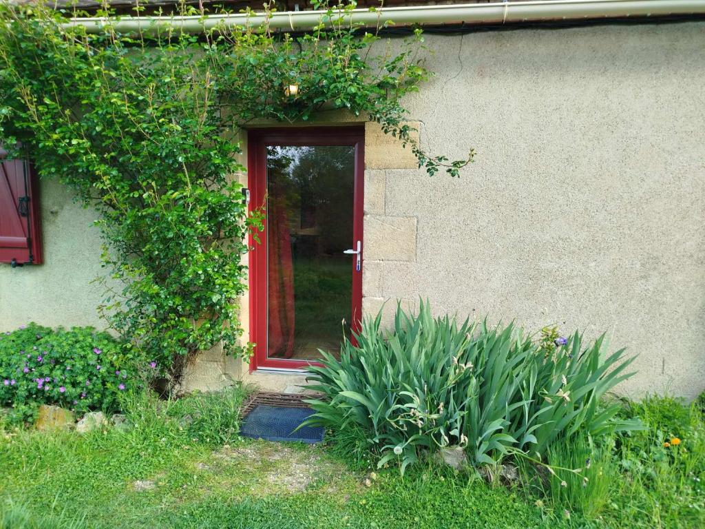 Zahrada ubytování Gîte des Fours