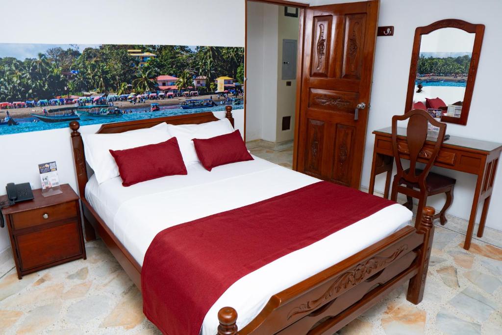 Krevet ili kreveti u jedinici u okviru objekta Hotel Steven