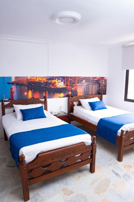 Krevet ili kreveti u jedinici u okviru objekta Hotel Steven