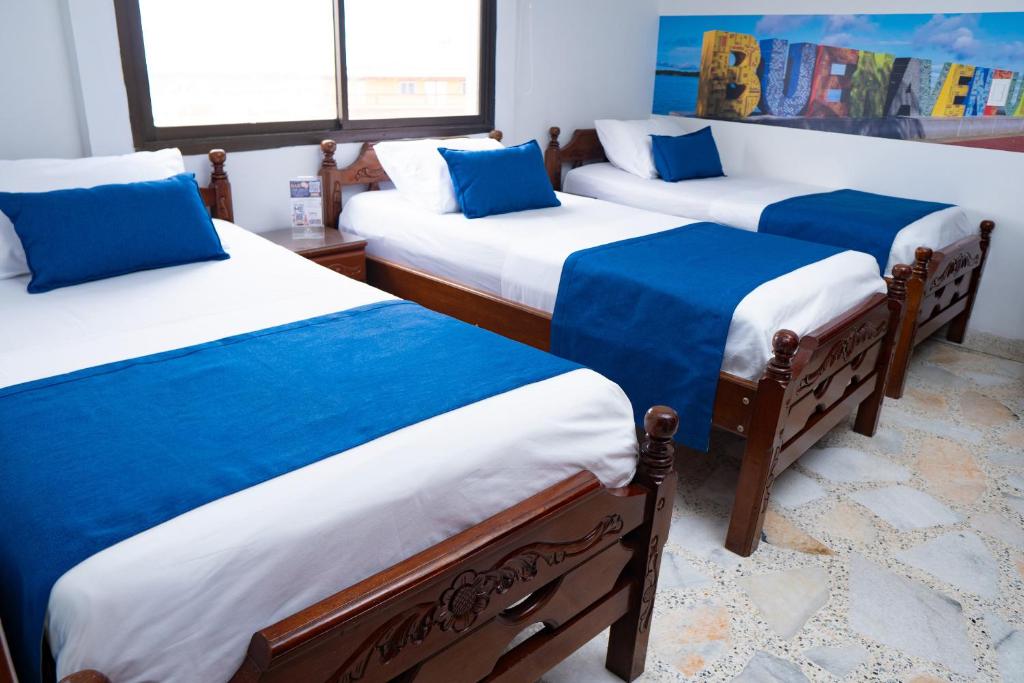 Krevet ili kreveti u jedinici u okviru objekta Hotel Steven