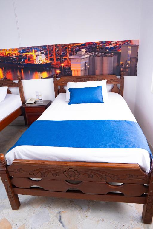 Krevet ili kreveti u jedinici u okviru objekta Hotel Steven