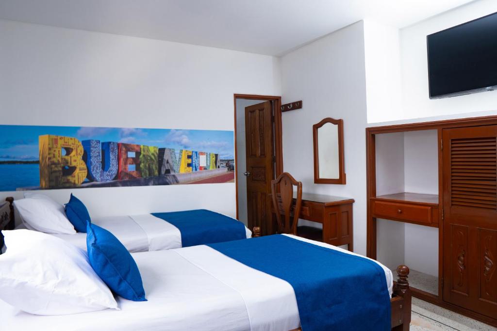 Krevet ili kreveti u jedinici u okviru objekta Hotel Steven