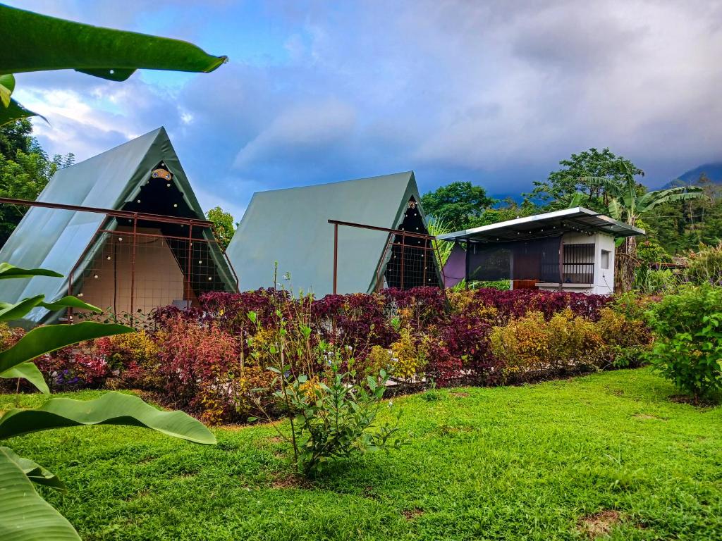 Zahrada ubytování Flora Glamping de Abuela