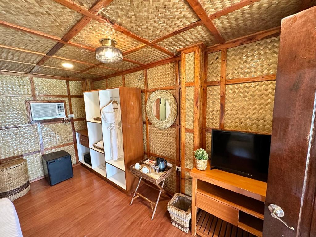Kuchyň nebo kuchyňský kout v ubytování Beach Huts El Nido