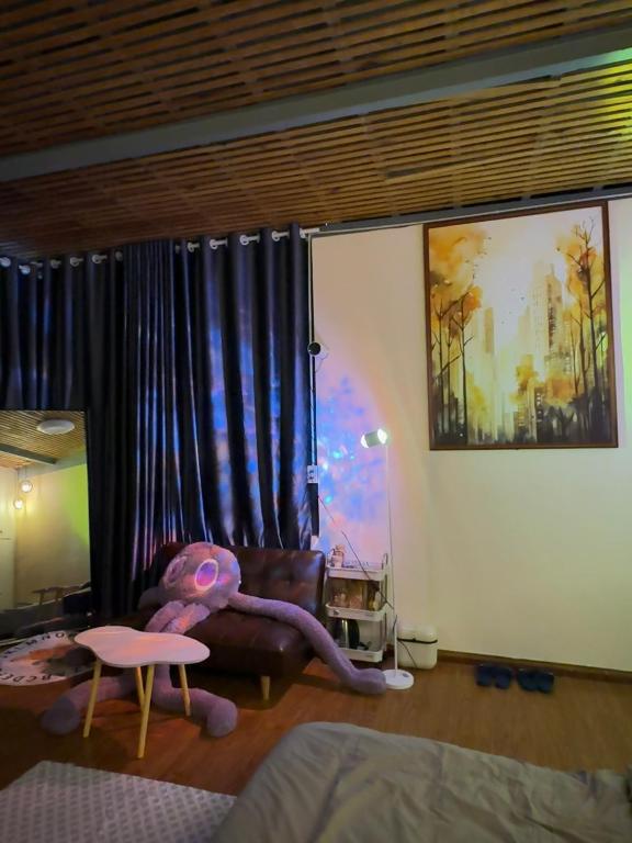 Postel nebo postele na pokoji v ubytování Baos Home