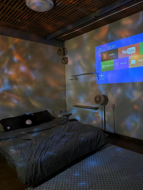Postel nebo postele na pokoji v ubytování Baos Home