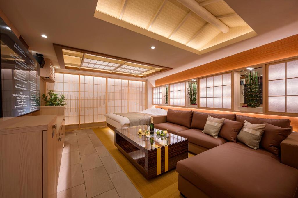 Posezení v ubytování Hotel P'sResort Adults only 大人専用