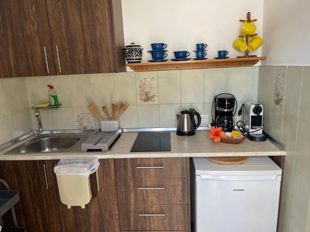 Kuchyň nebo kuchyňský kout v ubytování Teresa's Home