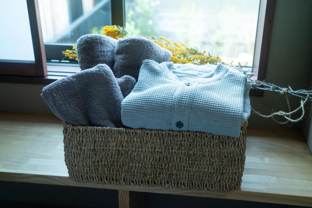 Posezení v ubytování Guest House 宿ま