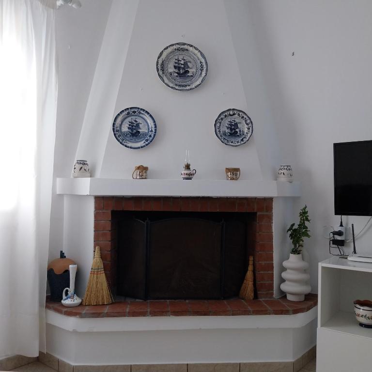 Telewizja i/lub zestaw kina domowego w obiekcie Kasi's nature home