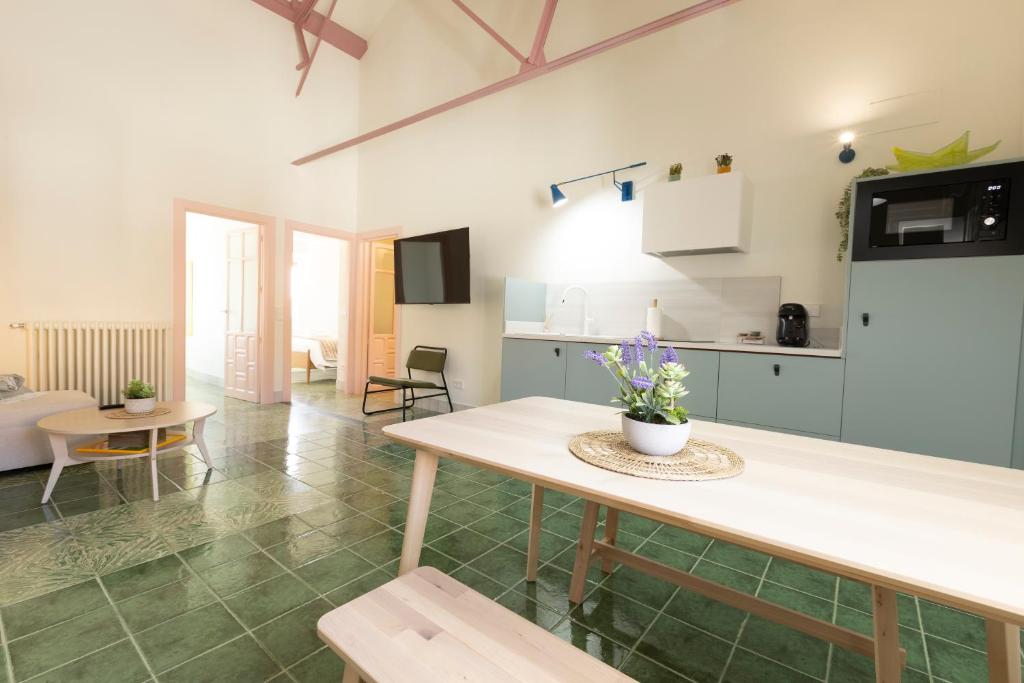 Kuchyň nebo kuchyňský kout v ubytování RaíZes 22 - Apartamento 4