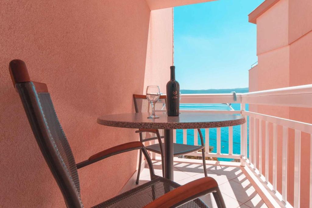 Balkón nebo terasa v ubytování Villa Raguž sa Privatnom plažom i Garažom