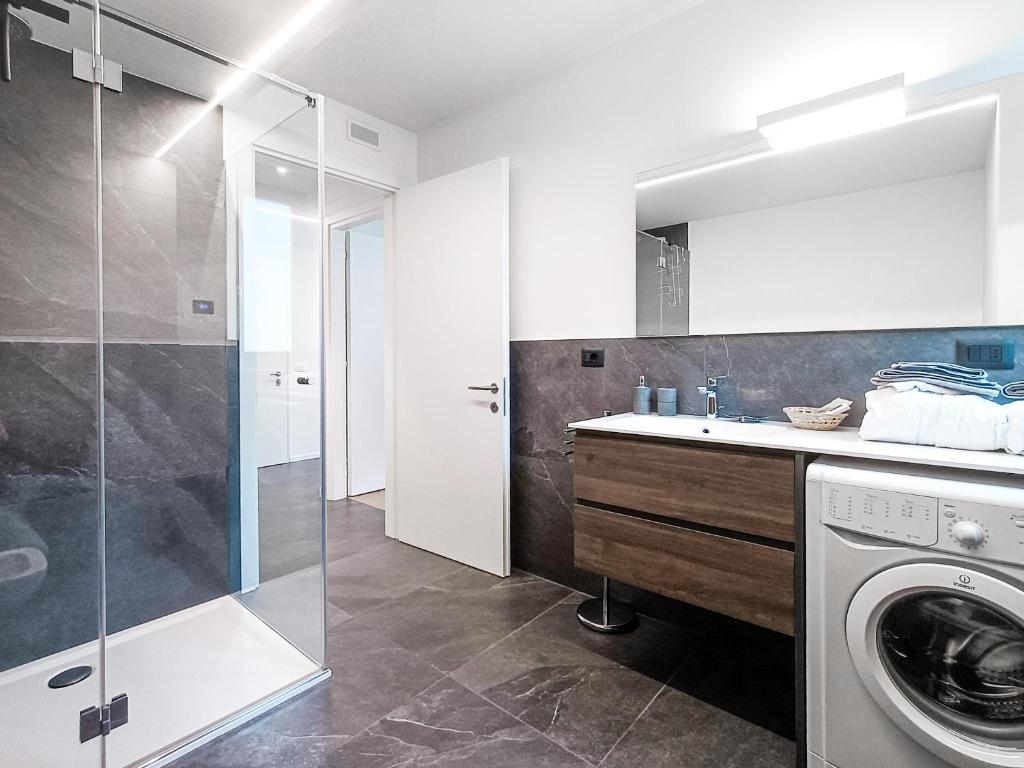 Łazienka w obiekcie Suite Svaizer con giardino privato