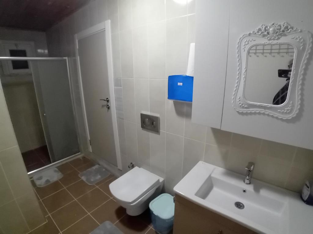 Koupelna v ubytování Sevgi Konağı