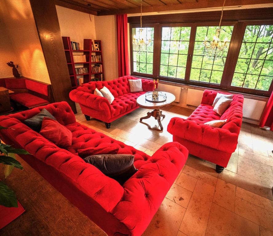 Posezení v ubytování Haus im Herrengrund