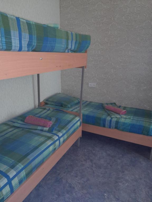 Postel nebo postele na pokoji v ubytování Eva Hostel