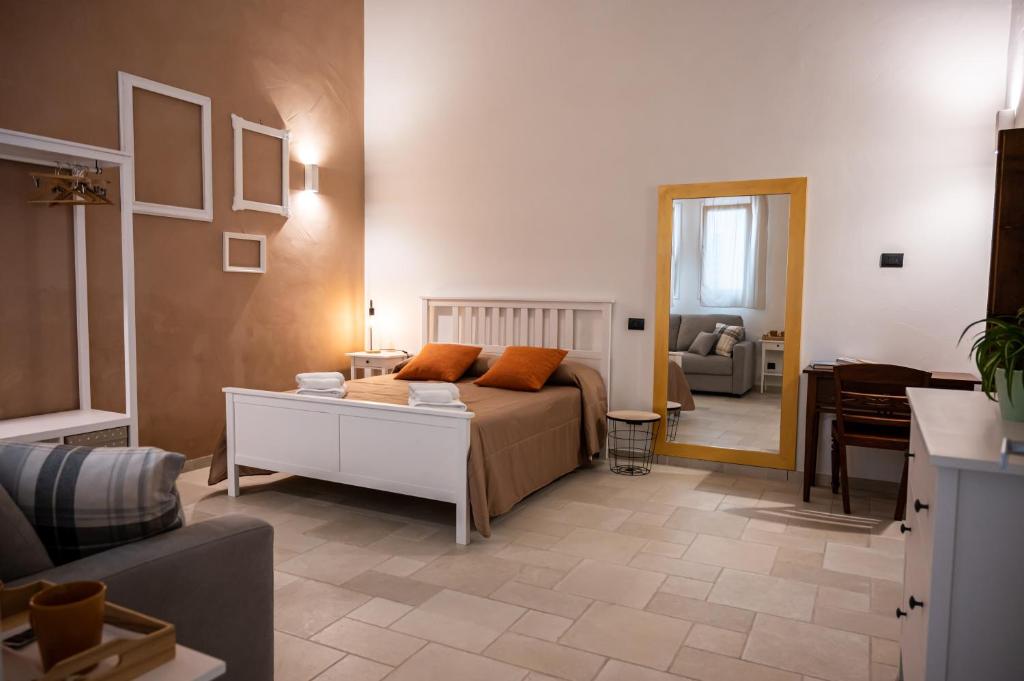 Postel nebo postele na pokoji v ubytování Petra B&B