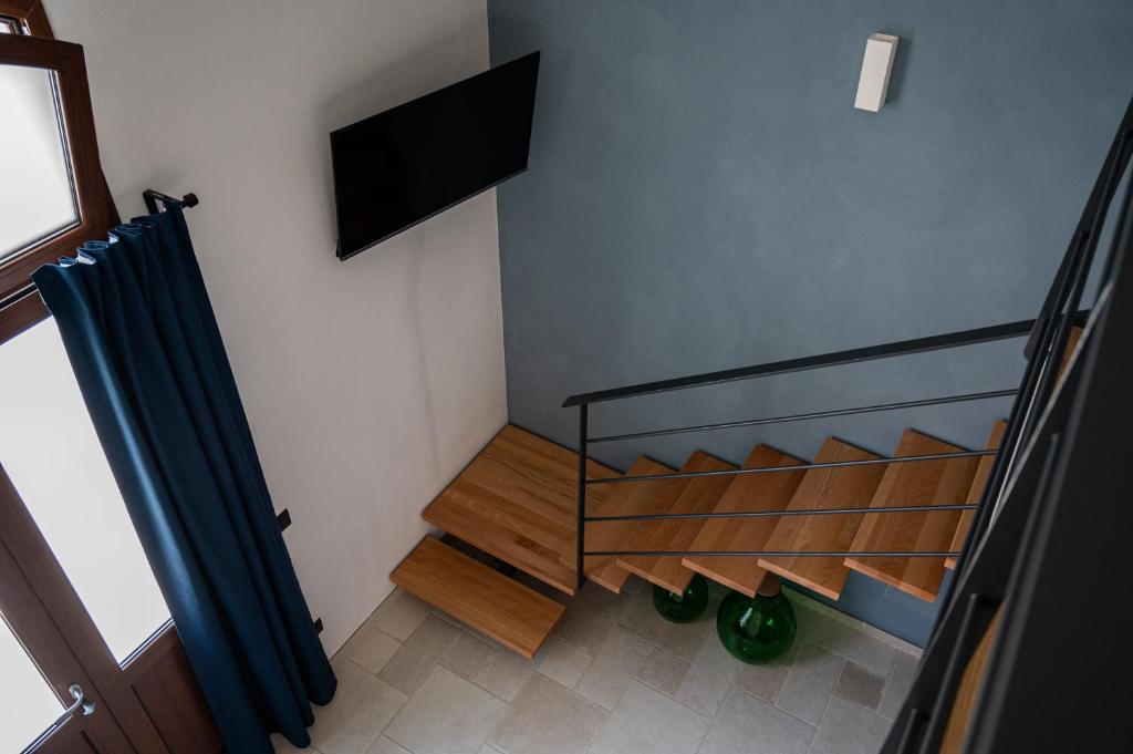 TV a/nebo společenská místnost v ubytování Petra B&B