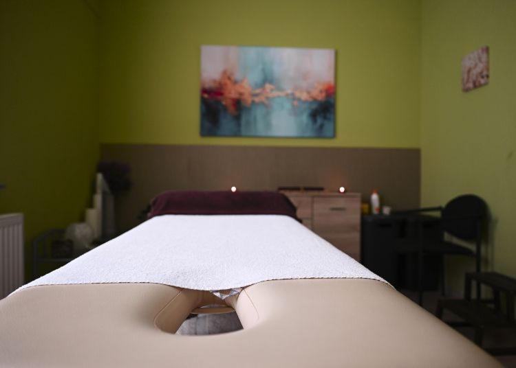 Posteľ alebo postele v izbe v ubytovaní Lazur Wellness@Spa