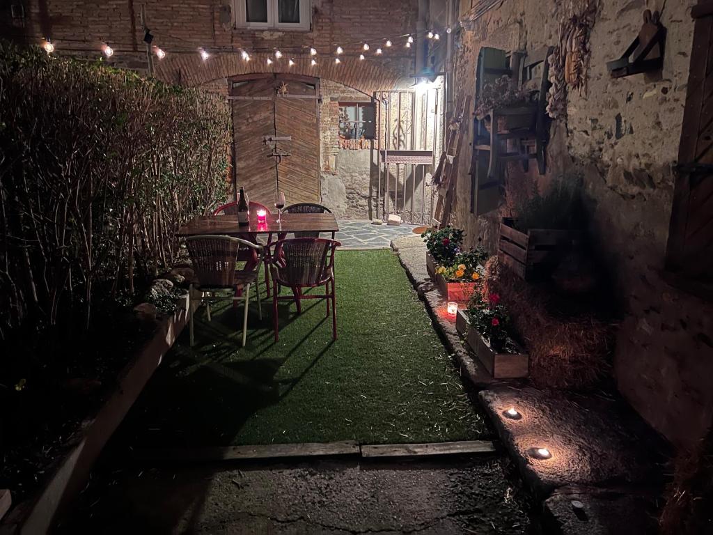 Zahrada ubytování Cabane Du Cerf